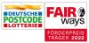 Fördermittel-Geber "Deutsche Postcode Lotterie" und "FAIRways - SC Freiburg"