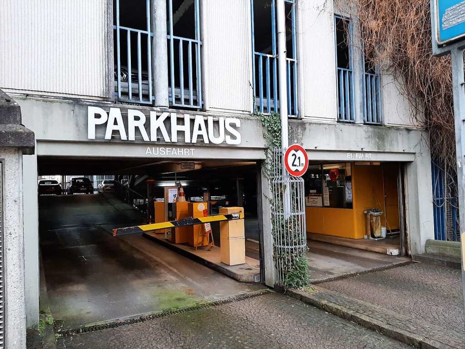 Ausfahrt Parkhaus Stadtmitte